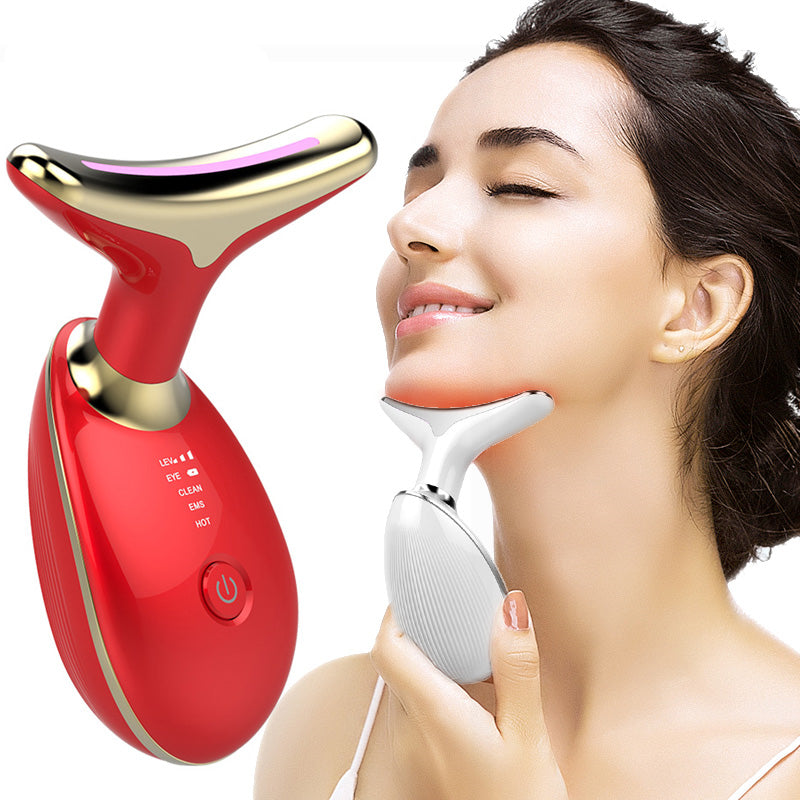 EMS Thermal Neck Lifting And Tighten Massager Electric